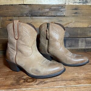 Ariat Tan Heeled Boots
